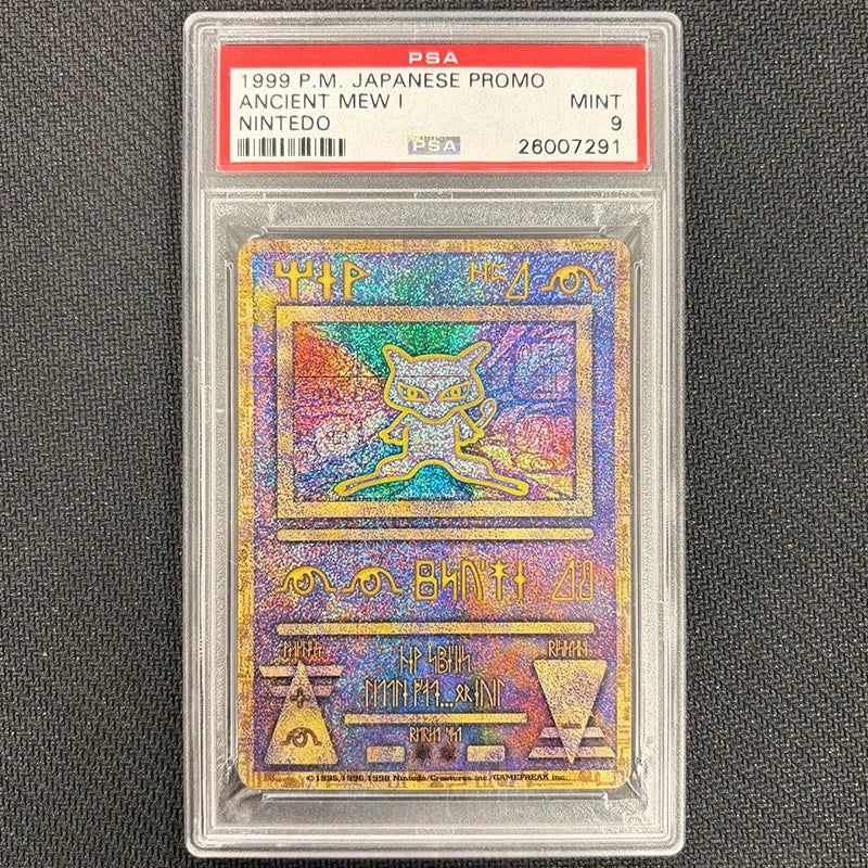 Japanese Pokemon: Ancient Mew I - Nintedo Error - PSA 9