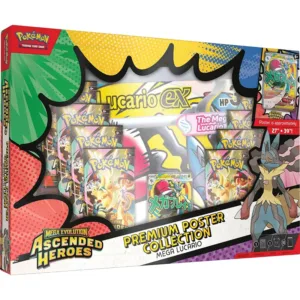 Pokemon TCG: Ascended Heroes - Mega Lucario Premium Poster Collection