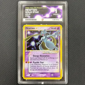 Pokemon TCG: Mewtwo Gold Star 103/110 - Holon Phantoms - Ace 1