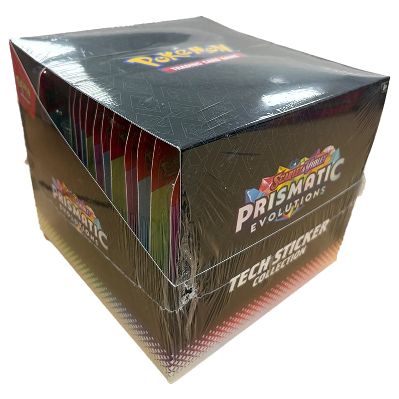 Pokemon TCG: Prismatic Evolutions - Tech Sticker Display